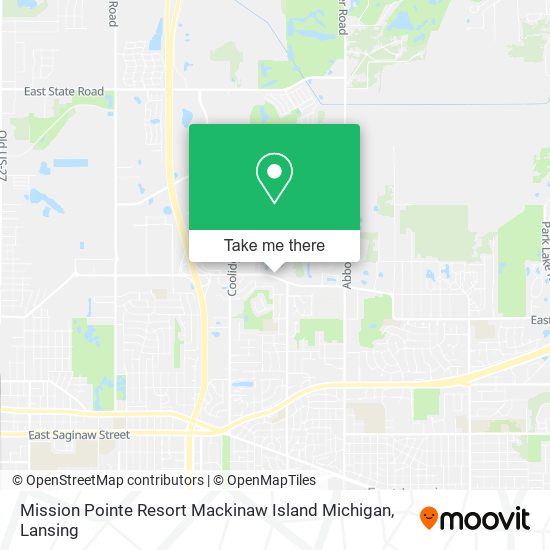 Mission Pointe Resort Mackinaw Island Michigan map