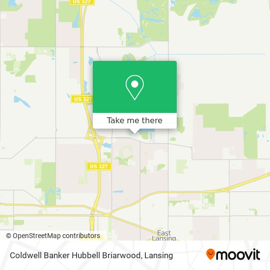 Coldwell Banker Hubbell Briarwood map