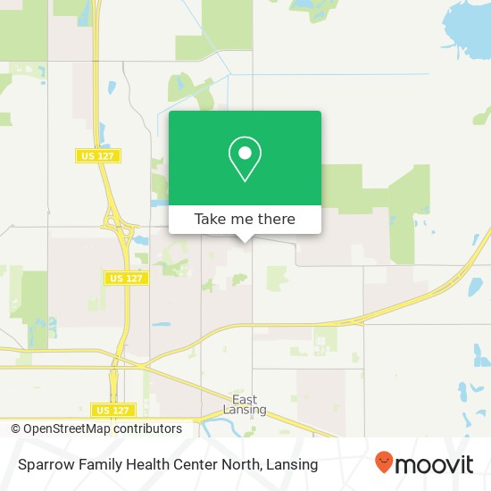 Mapa de Sparrow Family Health Center North