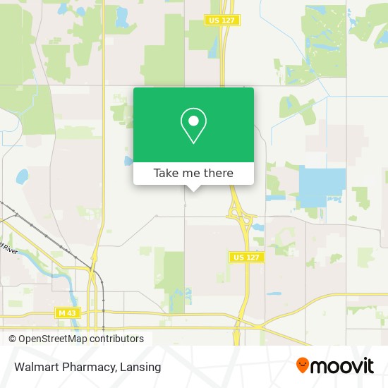 Mapa de Walmart Pharmacy