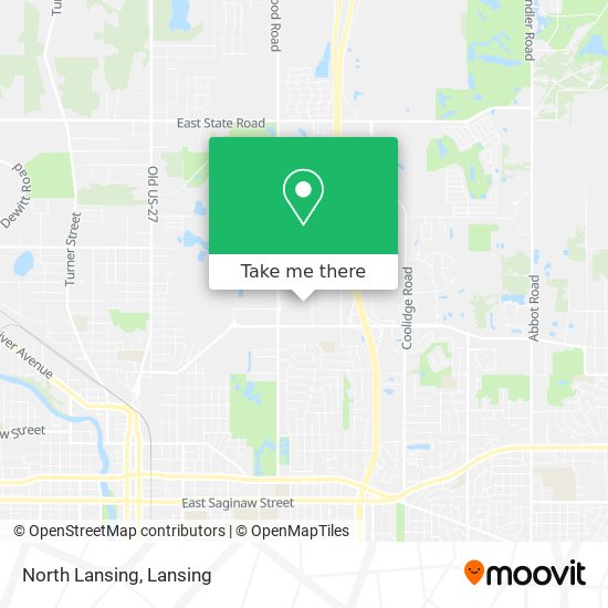 North Lansing map