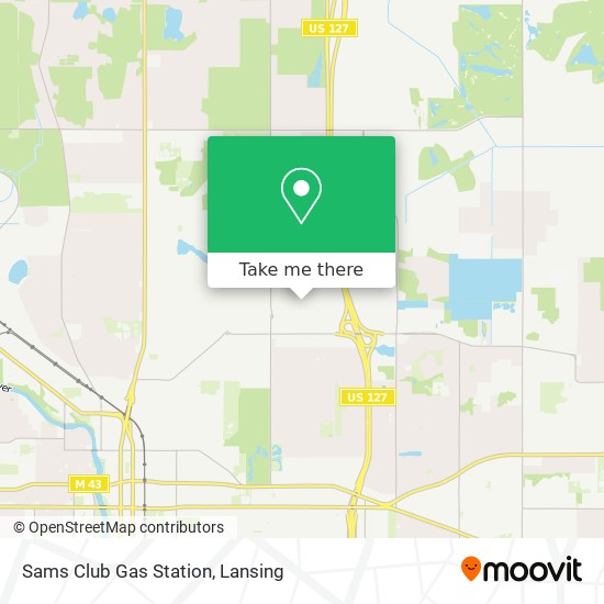 Sams Club Gas Station map