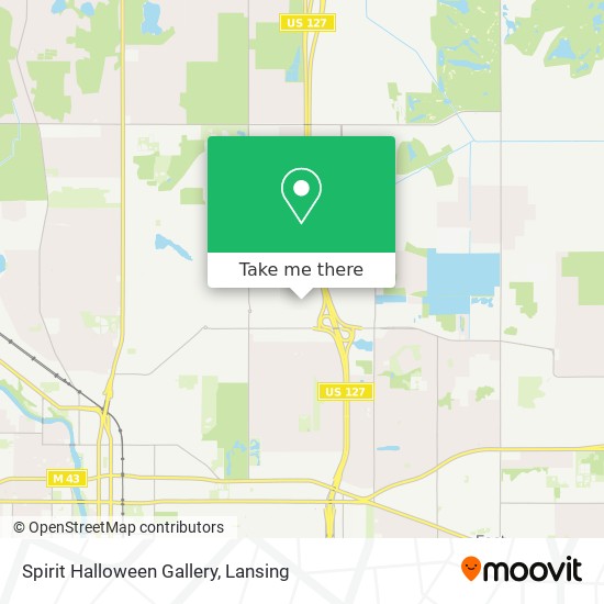 Spirit Halloween Gallery map