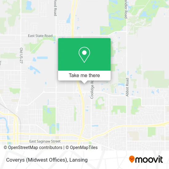 Coverys (Midwest Offices) map