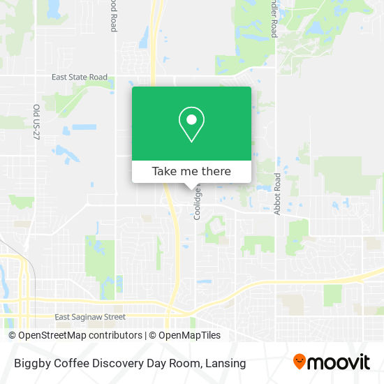 Biggby Coffee Discovery Day Room map