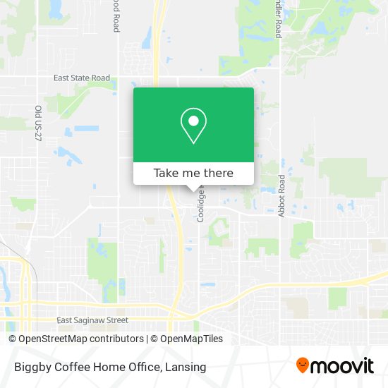 Biggby Coffee Home Office map