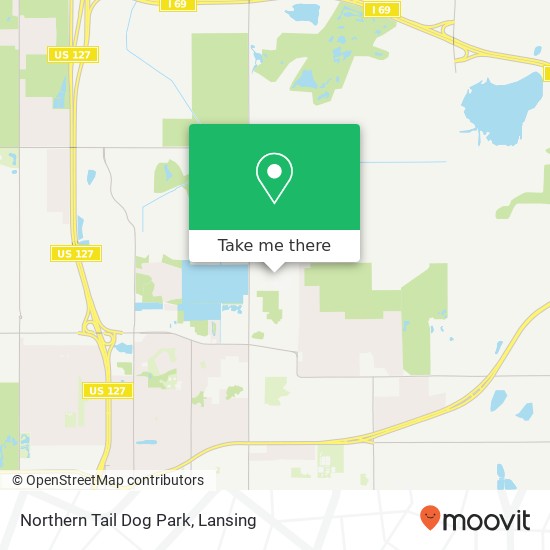 Northern Tail Dog Park map