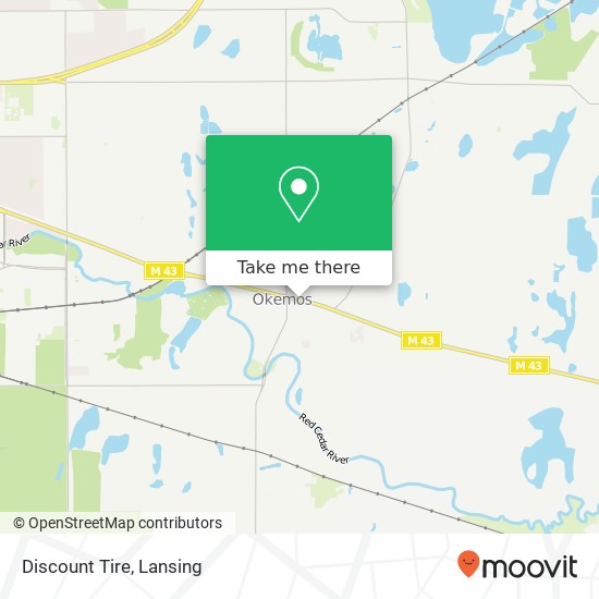 Discount Tire map