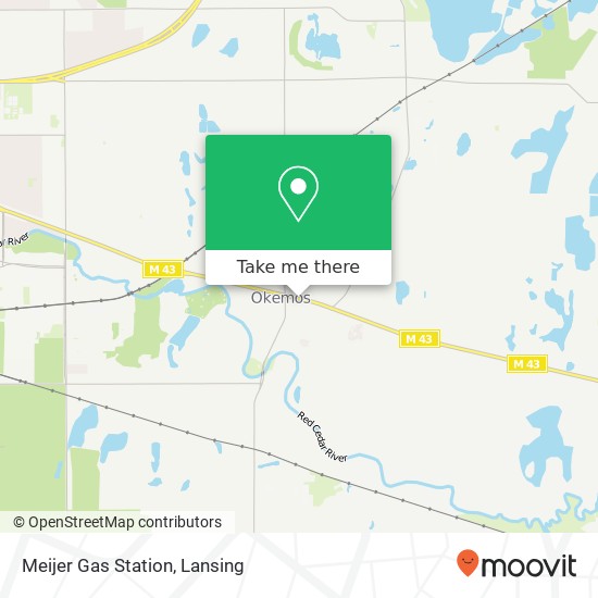 Mapa de Meijer Gas Station