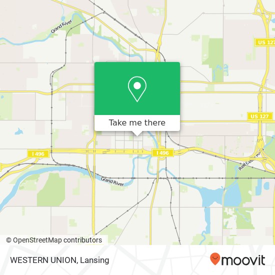 WESTERN UNION map