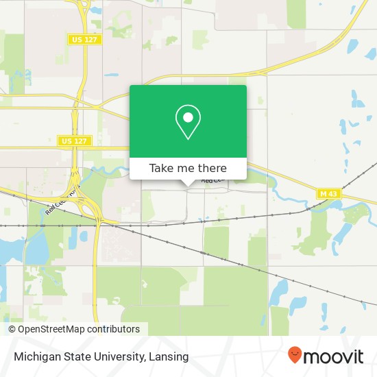 Michigan State University map