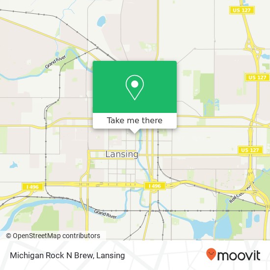 Michigan Rock N Brew map