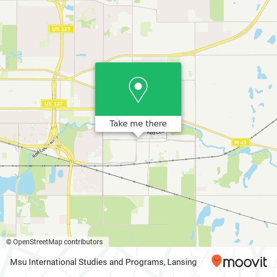 Msu International Studies and Programs map