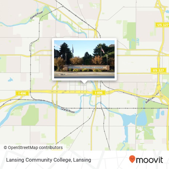 Mapa de Lansing Community College