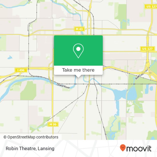 Robin Theatre map