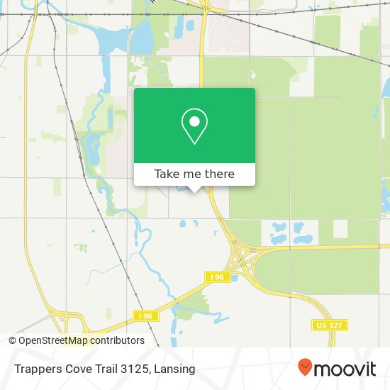 Mapa de Trappers Cove Trail 3125