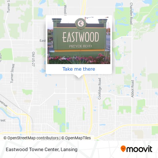 Mapa de Eastwood Towne Center
