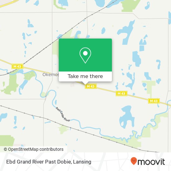 Mapa de Ebd Grand River Past Dobie