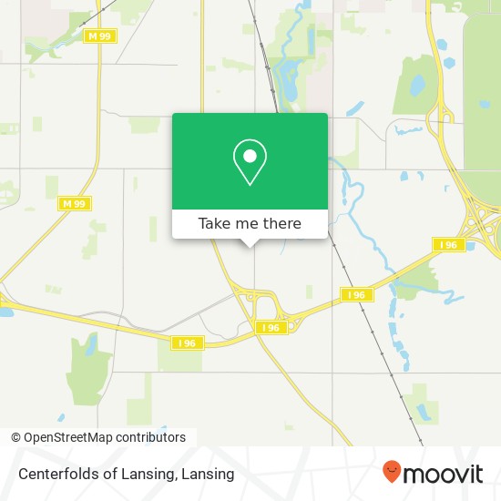 Centerfolds of Lansing map