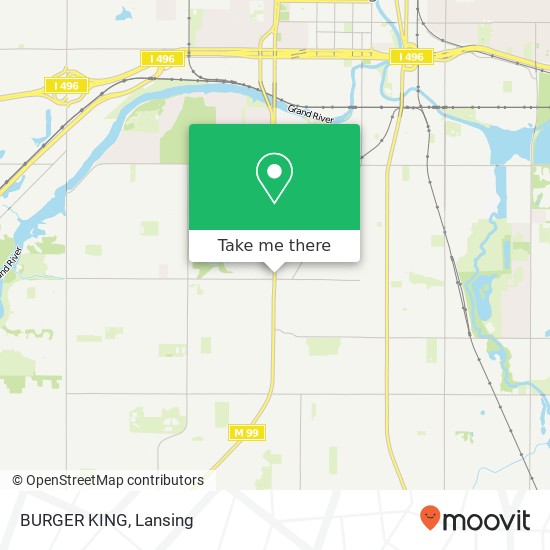 BURGER KING, 3311 S Martin Luther King Jr Blvd Lansing, MI 48910 map