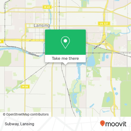 Subway, 1824 S Pennsylvania Ave Lansing, MI 48910 map