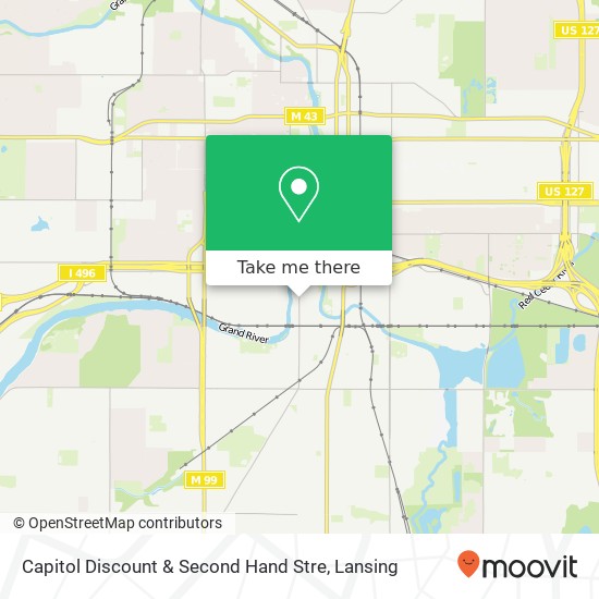 Capitol Discount & Second Hand Stre, 1023 S Washington Ave Lansing, MI 48910 map