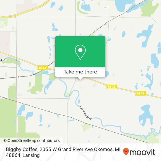 Biggby Coffee, 2055 W Grand River Ave Okemos, MI 48864 map