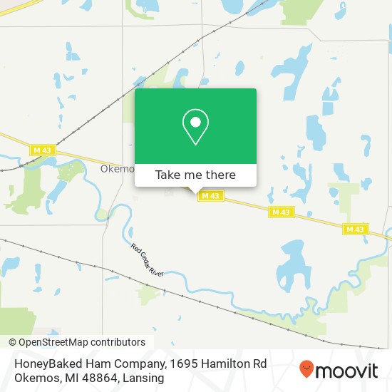 HoneyBaked Ham Company, 1695 Hamilton Rd Okemos, MI 48864 map