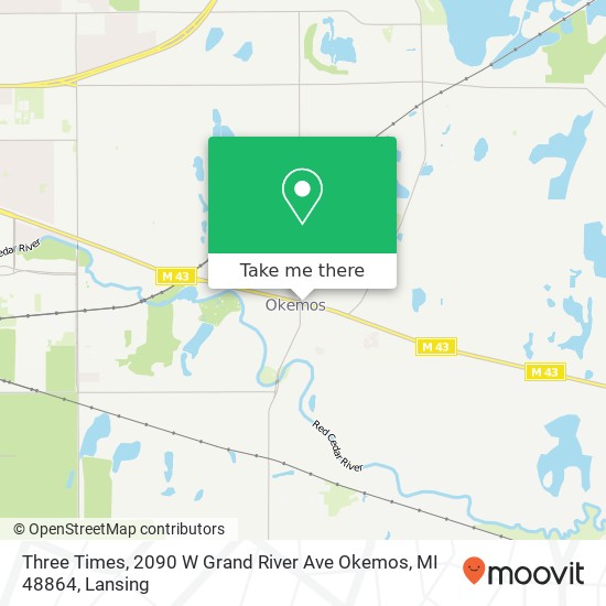 Three Times, 2090 W Grand River Ave Okemos, MI 48864 map