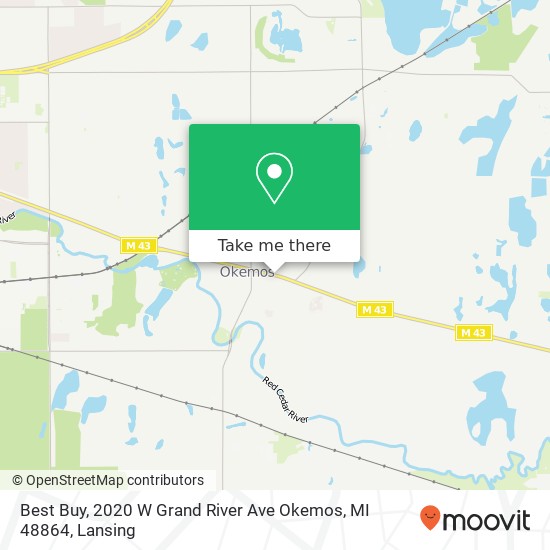 Best Buy, 2020 W Grand River Ave Okemos, MI 48864 map