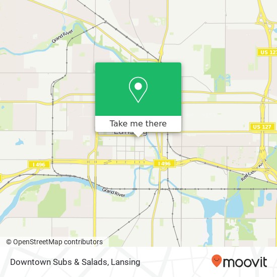 Downtown Subs & Salads, 216 S Washington Sq Lansing, MI 48933 map