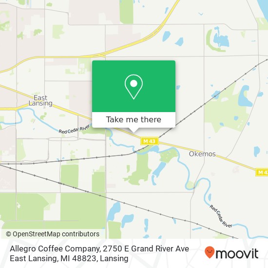 Allegro Coffee Company, 2750 E Grand River Ave East Lansing, MI 48823 map