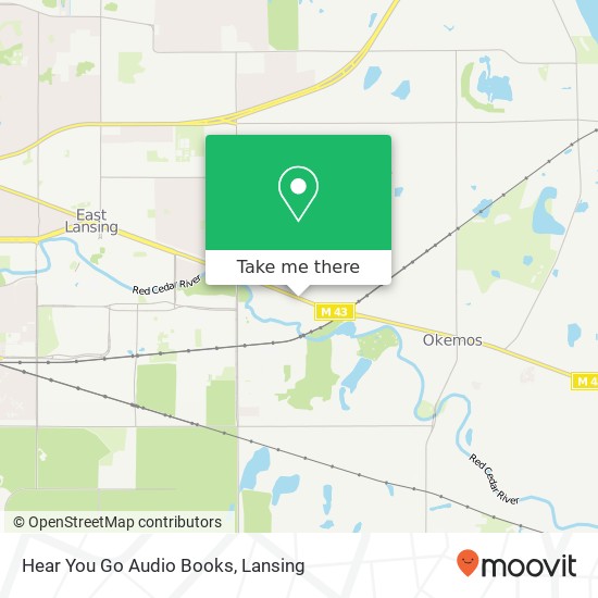 Hear You Go Audio Books map