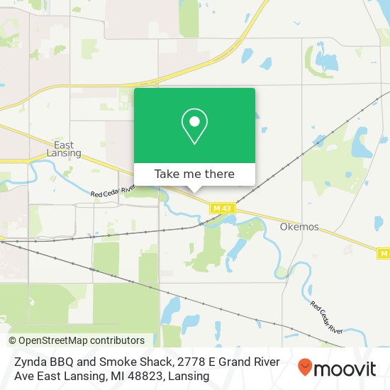 Zynda BBQ and Smoke Shack, 2778 E Grand River Ave East Lansing, MI 48823 map