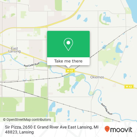 Sir Pizza, 2650 E Grand River Ave East Lansing, MI 48823 map