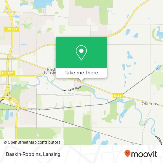 Baskin-Robbins, 1137 E Grand River Ave East Lansing, MI 48823 map