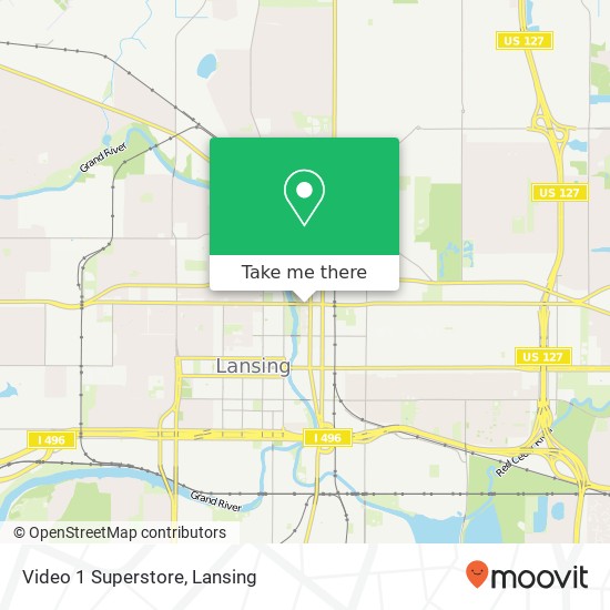 Video 1 Superstore, 420 E Saginaw St Lansing, MI 48906 map