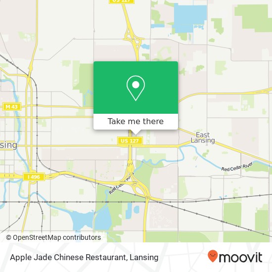 Apple Jade Chinese Restaurant, 300 N Clippert St Lansing, MI 48912 map
