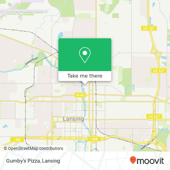 Gumby's Pizza, 311 E Grand River Ave Lansing, MI 48906 map