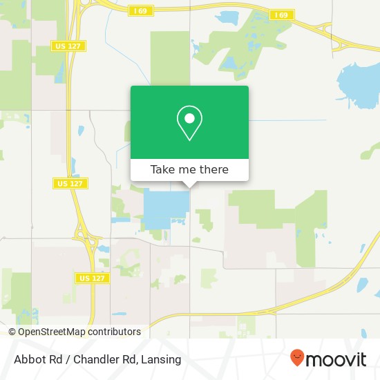 Abbot Rd / Chandler Rd map