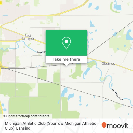 Mapa de Michigan Athletic Club
