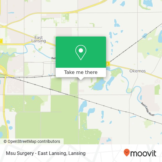 Msu Surgery - East Lansing map