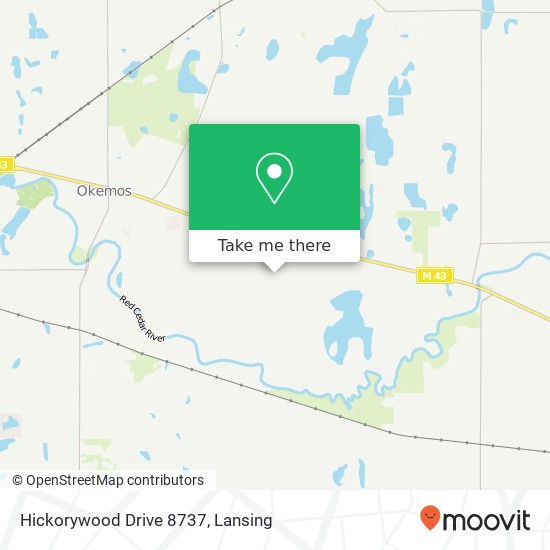 Hickorywood Drive 8737 map