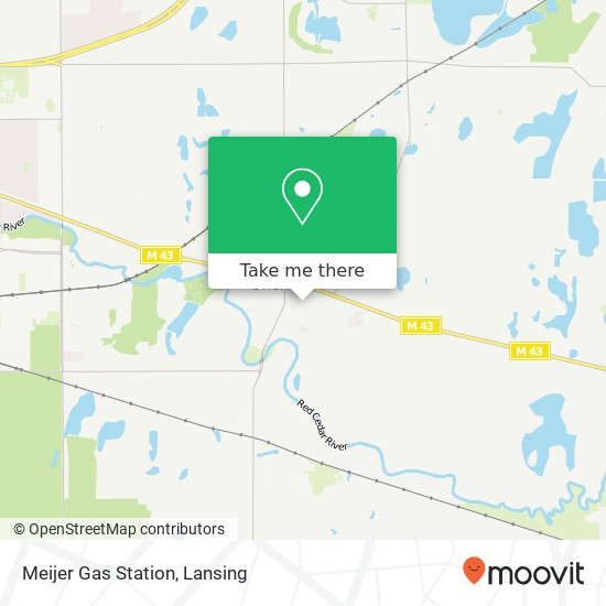 Mapa de Meijer Gas Station