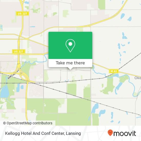Mapa de Kellogg Hotel And Conf Center
