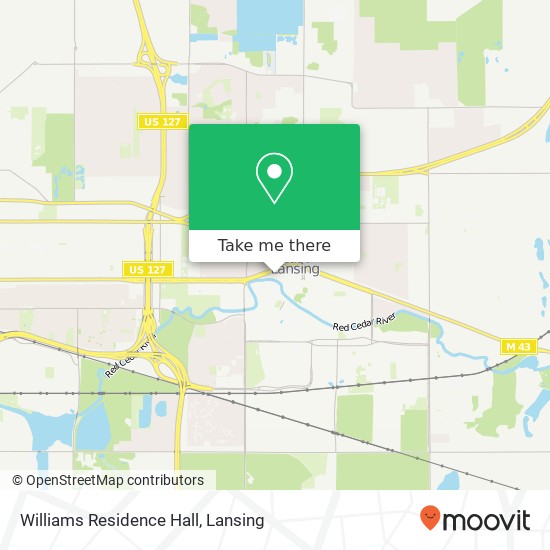 Williams Residence Hall map