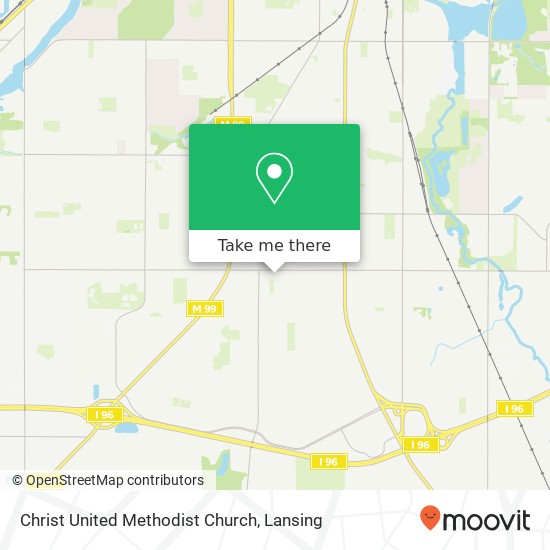 Christ United Methodist Church map