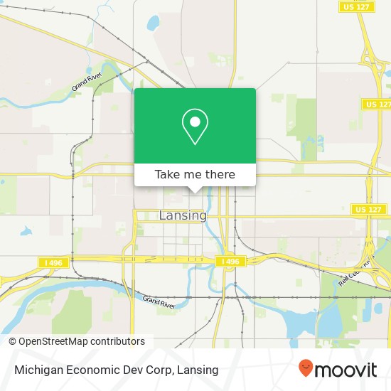 Michigan Economic Dev Corp map