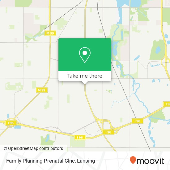 Mapa de Family Planning Prenatal Clnc