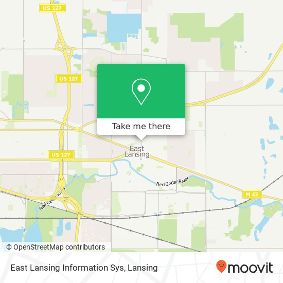 Mapa de East Lansing Information Sys